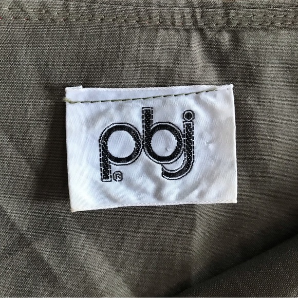 vintage 80s culotte romper S olive red - Picture 5 of 7